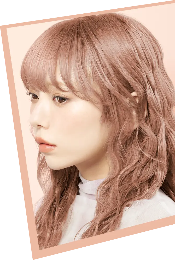 パステルトーンコレクション パステルコーラル モデルイメージ