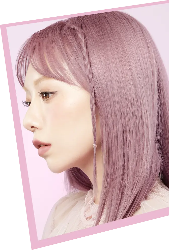 パステルトーンコレクション パステルピンク モデルイメージ