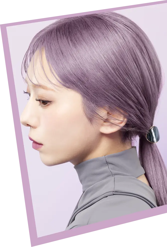 パステルトーンコレクション パステルモーヴ モデルイメージ