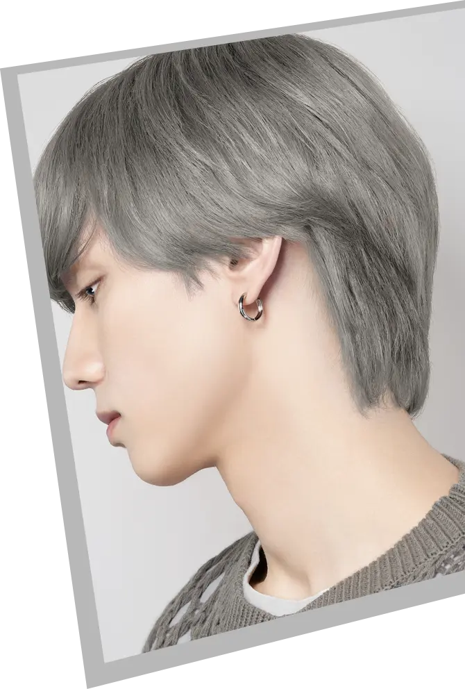 パステルトーンコレクション パステルグレー モデルイメージ